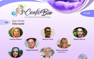 Mesa-redonda sobre educação na 3ª ConfeBio terá participação de Biólogos do Paraná