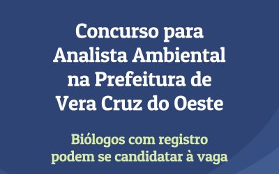 Concurso para Analista Ambiental na Prefeitura de Vera Cruz do Oeste