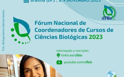 Inscrições abertas para o Fórum Nacional de Coordenadores de Cursos de Ciências Biológicas 2023