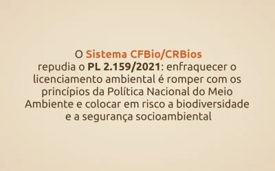 Nota de Repúdio aos Projetos de Lei Nº 2159/2021 (Senado Federal) e Nº 3729/2004 (Câmara dos Deputados)