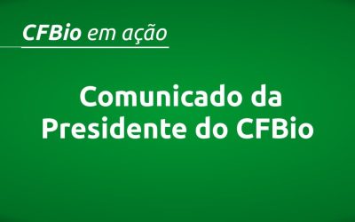 COMUNICADO OFICIAL AOS BIÓLOGOS E PROFISSIONAIS DAS CIÊNCIAS BIOLÓGICAS