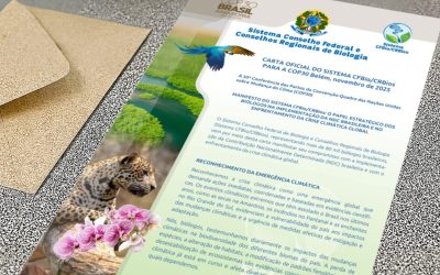 Sistema CFBio/CRBios divulga manifesto para a COP30 e destaca papel estratégico dos Biólogos no enfrentamento da crise climática