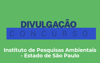 Divulgação: Concurso IPA-SP Pesquisador Científico (Instituto de Pesquisas Ambientais)