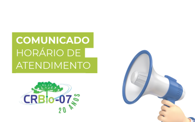 CRBio-07 informa horários especiais de atendimento nos dias 30 de outubro e 3 de novembro
